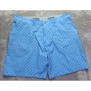 Adidas Logo All Over Print Performance Golf Shorts Men's Size 38 ‎ 8" Inseam